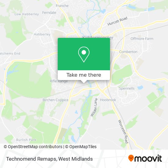 Technomend Remaps map