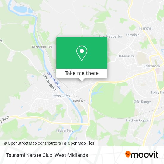 Tsunami Karate Club map