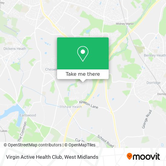 Virgin Active Health Club map