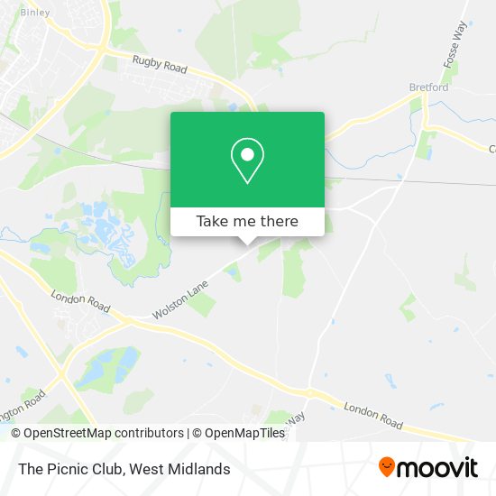 The Picnic Club map