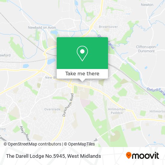 The Darell Lodge No.5945 map