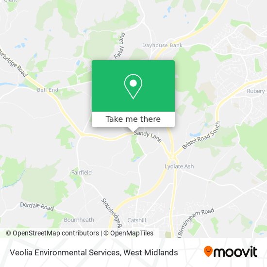 Veolia Environmental Services map