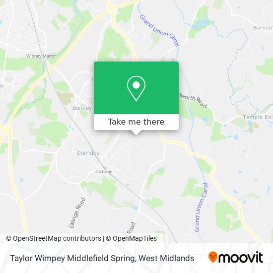 Taylor Wimpey Middlefield Spring map