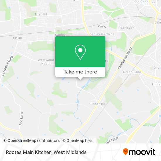 Rootes Main Kitchen map