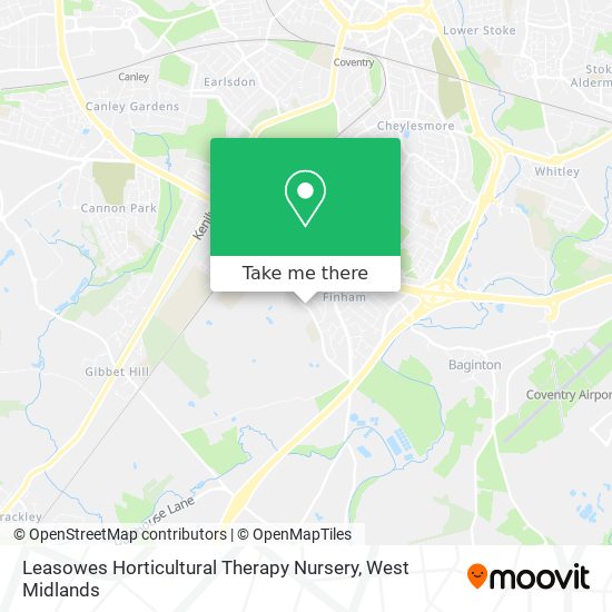 Leasowes Horticultural Therapy Nursery map