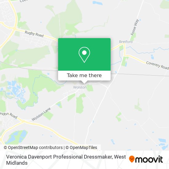 Veronica Davenport Professional Dressmaker map