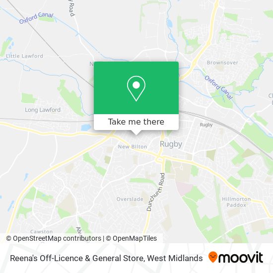 Reena's Off-Licence & General Store map