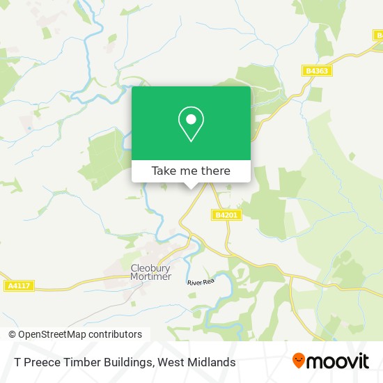 T Preece Timber Buildings map