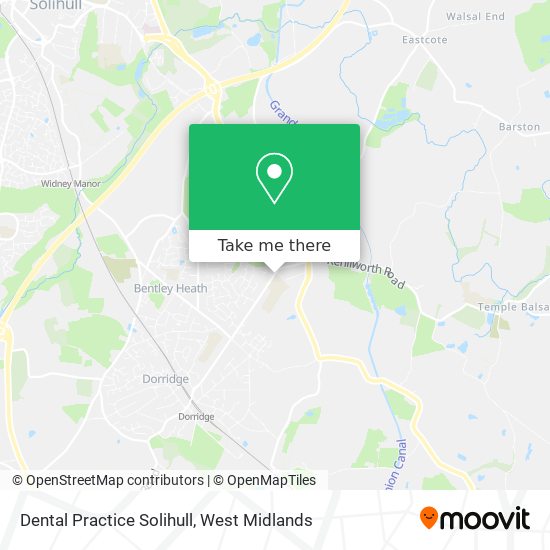 Dental Practice Solihull map