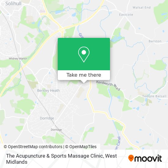 The Acupuncture & Sports Massage Clinic map