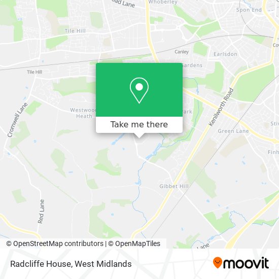 Radcliffe House map
