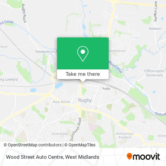 Wood Street Auto Centre map