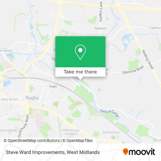 Steve Ward Improvements map