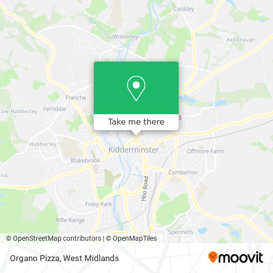 Organo Pizza map