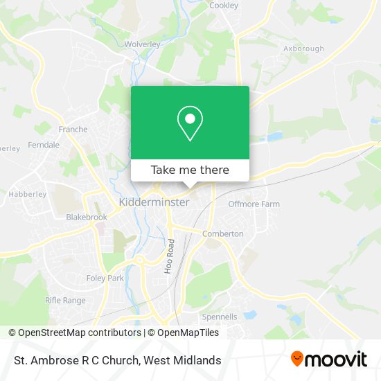 St. Ambrose R C Church map