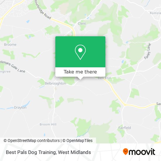 Best Pals Dog Training map