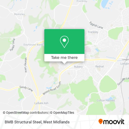 BMB Structural Steel map