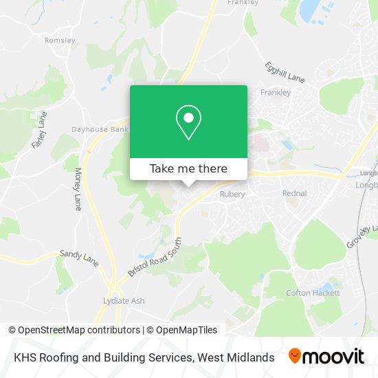 KHS Roofing and Building Services map