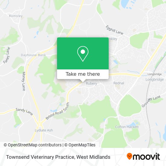 Townsend Veterinary Practice map