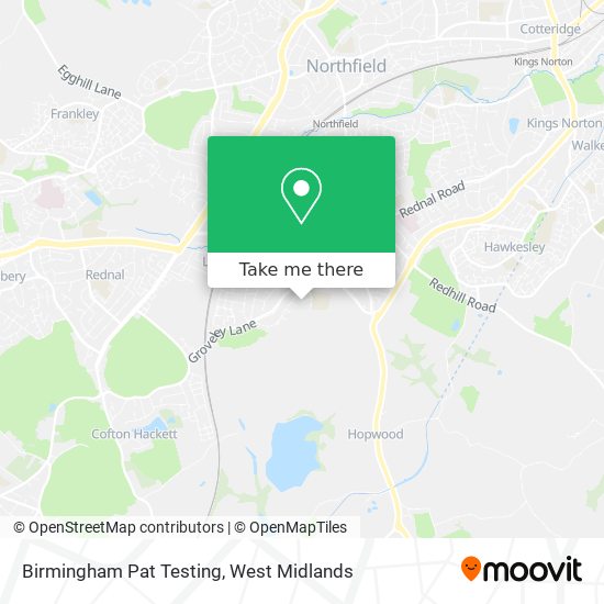 Birmingham Pat Testing map