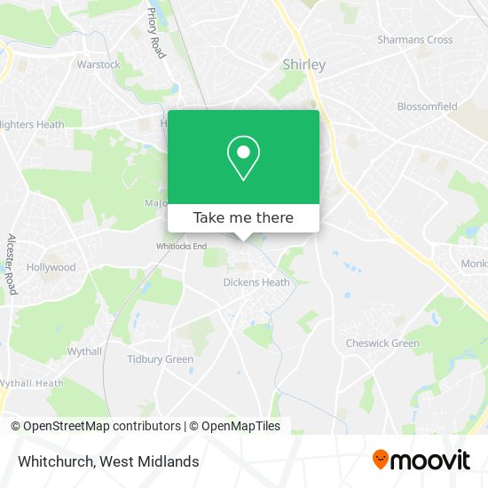 Whitchurch map