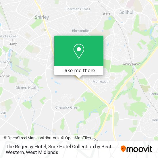 The Regency Hotel, Sure Hotel Collection by Best Western map