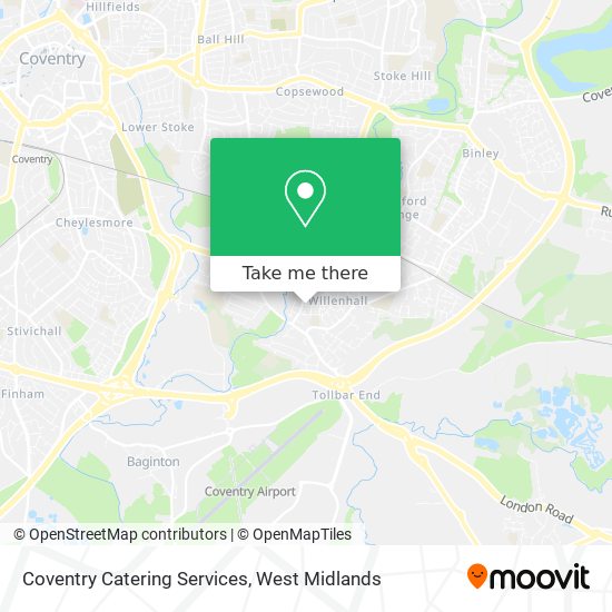 Coventry Catering Services map