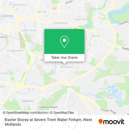 Baxter Storey at Severn Trent Water Finham map