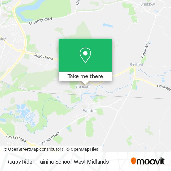 Rugby Rider Training School map