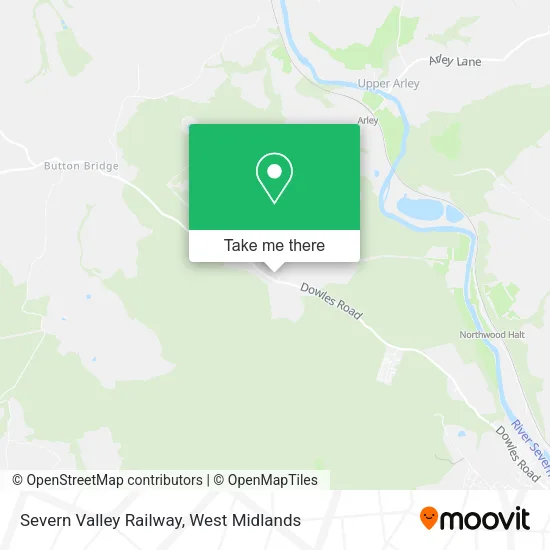Severn Valley Railway map