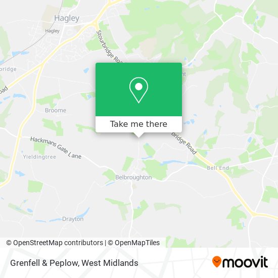 Grenfell & Peplow map