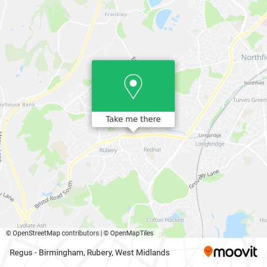 Regus - Birmingham, Rubery map