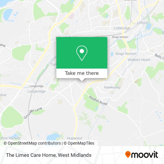 The Limes Care Home map