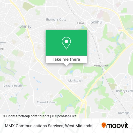 MMX Communications Services map