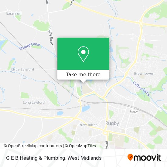 G E B Heating & Plumbing map