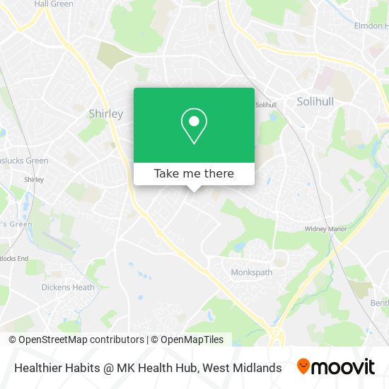 Healthier Habits @ MK Health Hub map