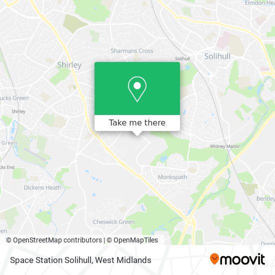 Space Station Solihull map