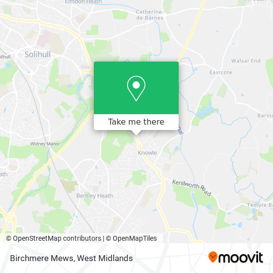 Birchmere Mews map