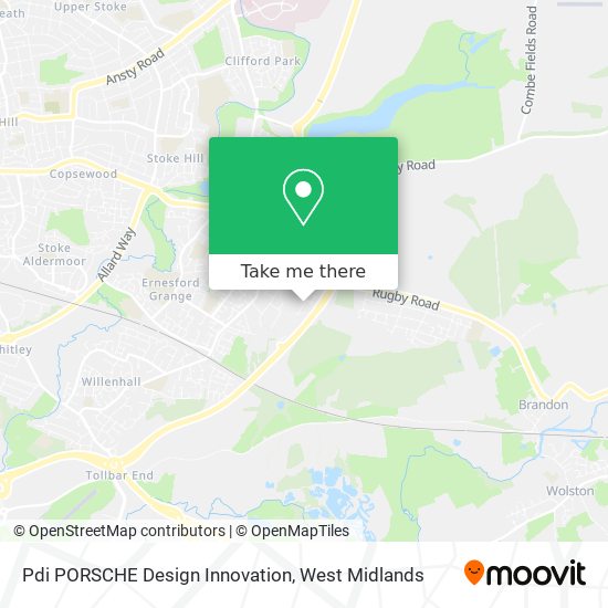 Pdi PORSCHE Design Innovation map