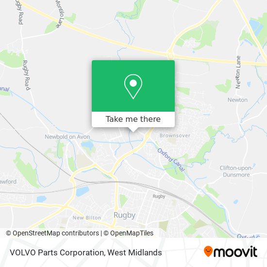 VOLVO Parts Corporation map