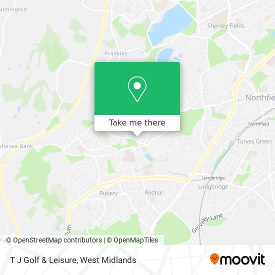 T J Golf & Leisure map