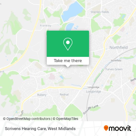 Scrivens Hearing Care map