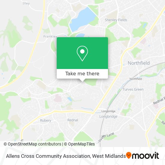 Allens Cross Community Association map