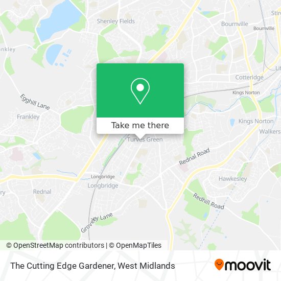 The Cutting Edge Gardener map