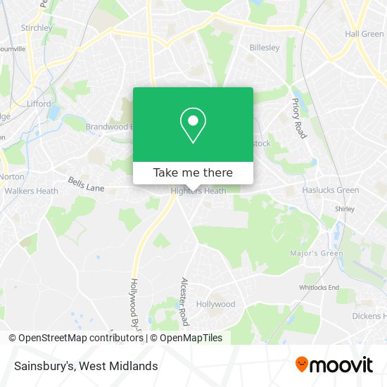 Sainsbury's map