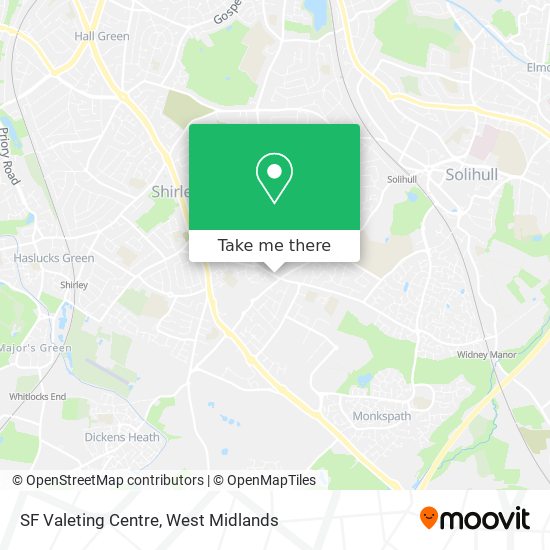 SF Valeting Centre map