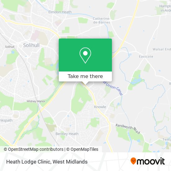 Heath Lodge Clinic map