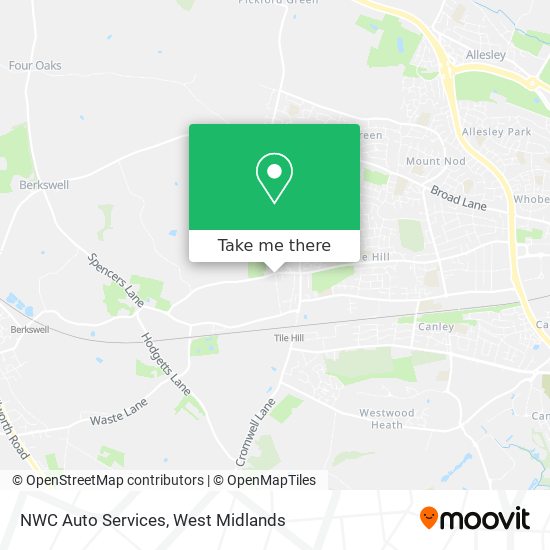 NWC Auto Services map