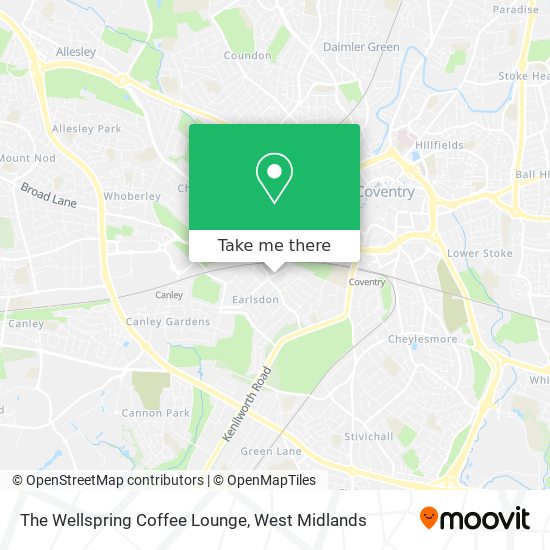 The Wellspring Coffee Lounge map