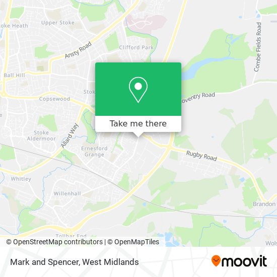 Mark and Spencer map